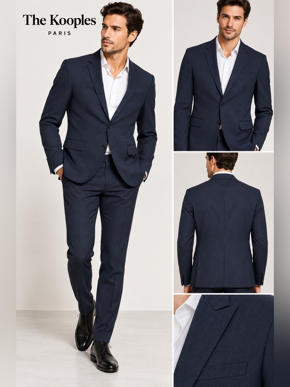 The Kooples Men’s Navy Tailored Blazer Suit Jacket NWT $550